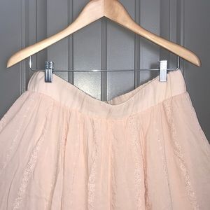 🎀Torrid light pink skater skirt!